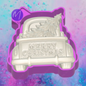 3D Christmas truck freshie molds.