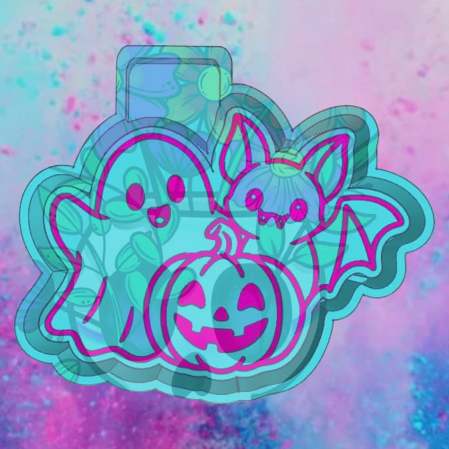 Spooky friends freshie mold