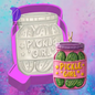 3D pickle girl jar freshie molds.