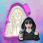 3D spooky Wednesday freshie molds.