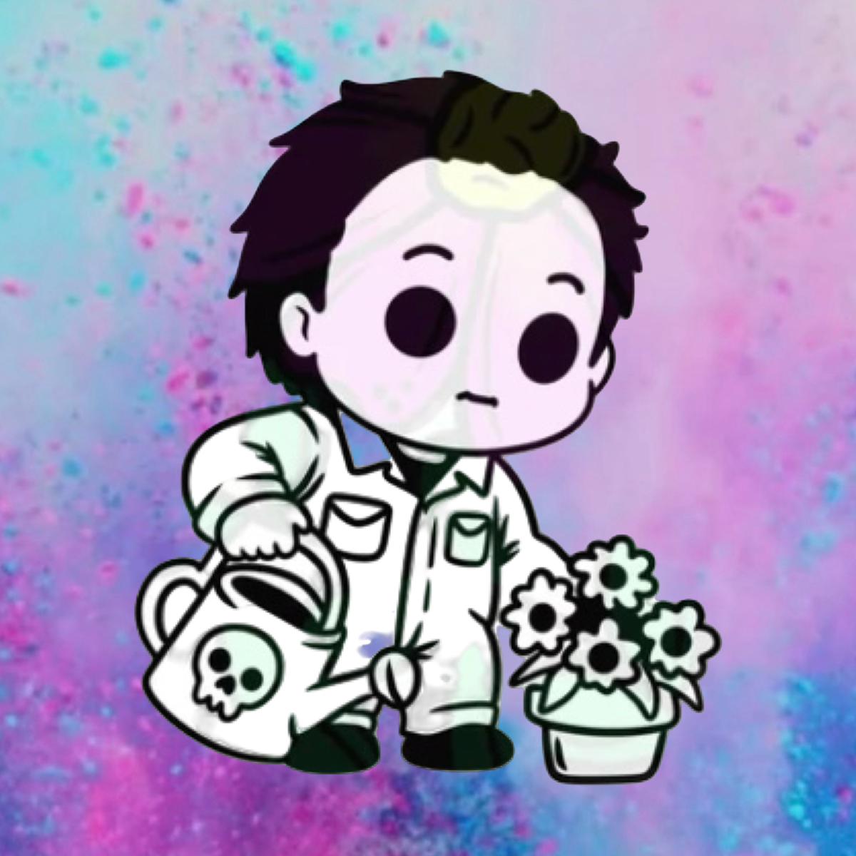 Michael gardening freshie mold