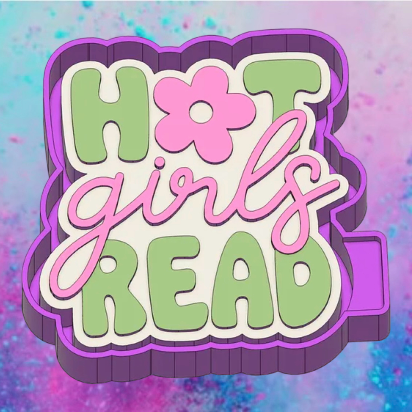 Hot girls Read car freshie mold.