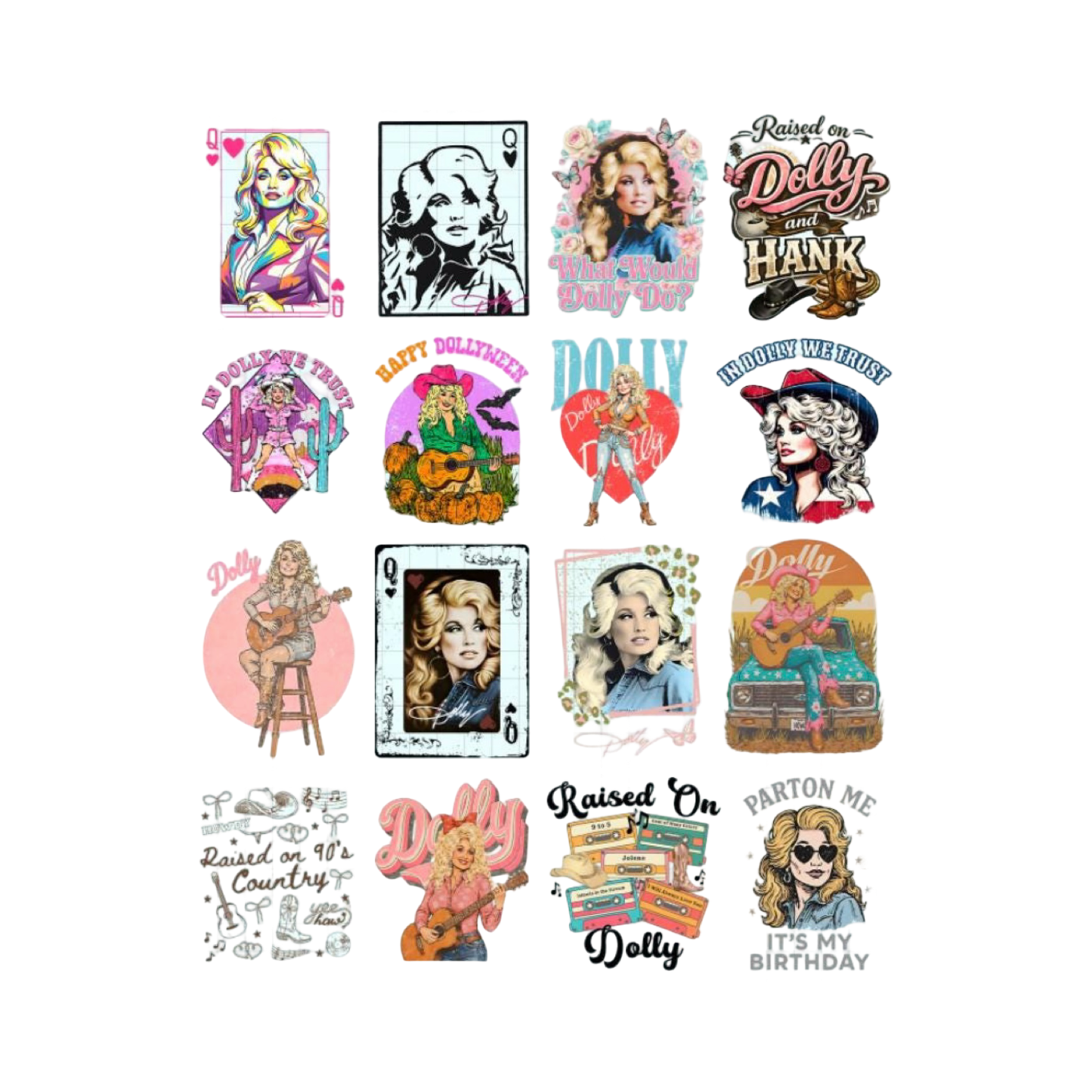 Dolly  16 count cardstock