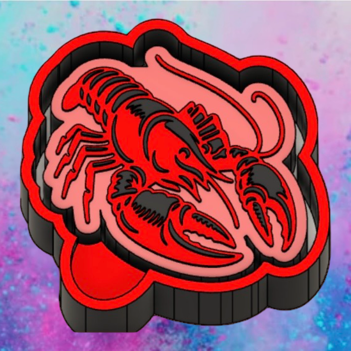 Crawfish car freshie mold.