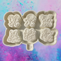 Classic country Christmas freshie charms mold