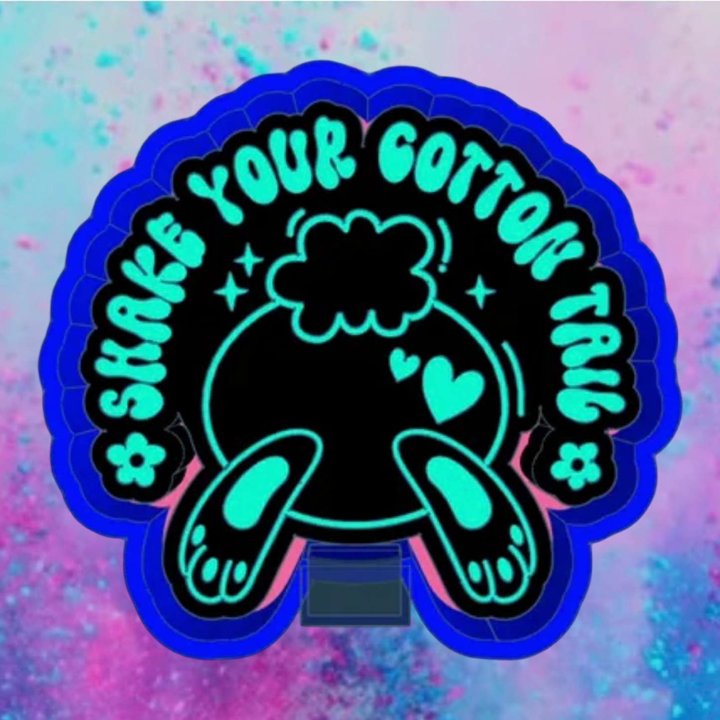 Shake your cotton tail car freshie mold.