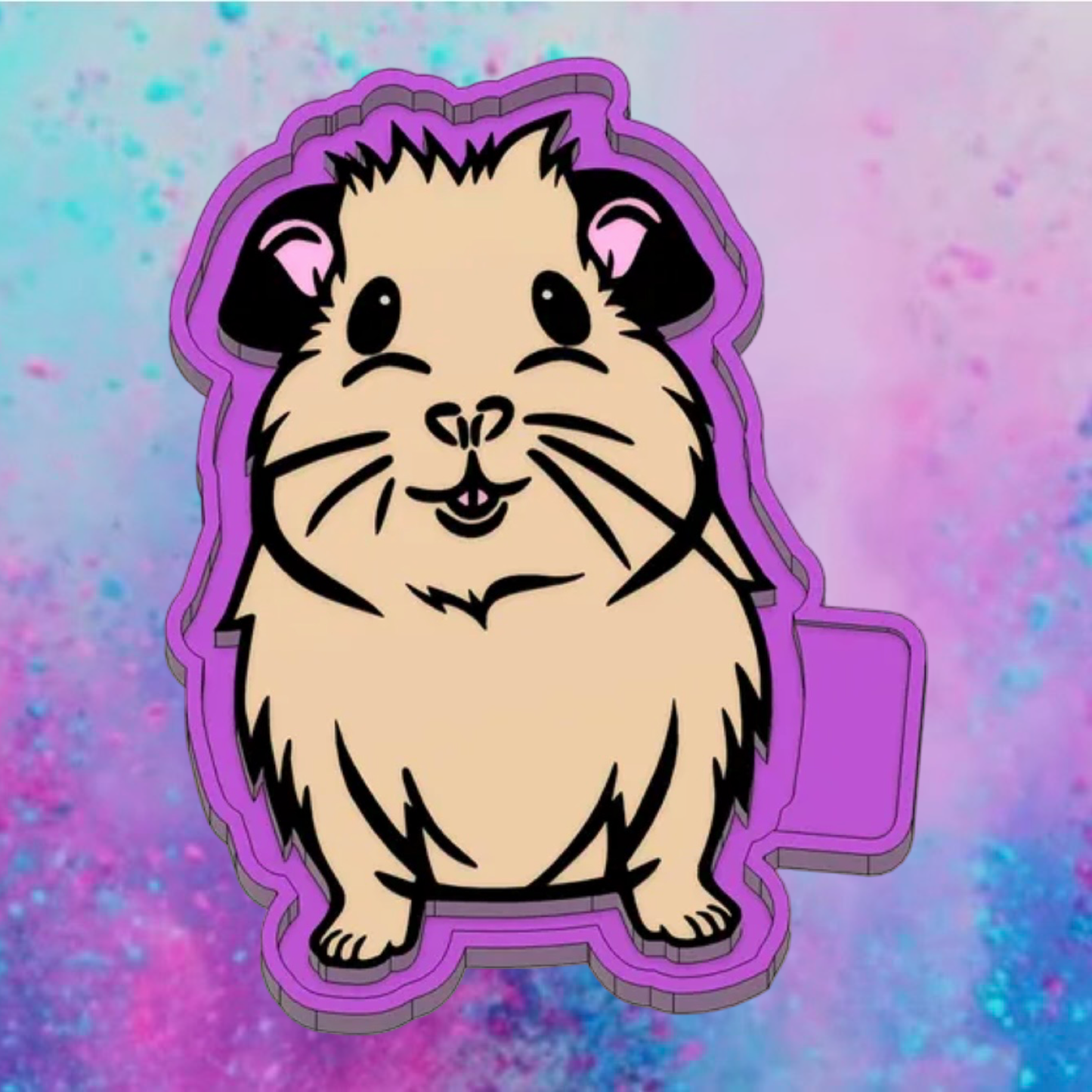 Guinea pig car freshie mold.