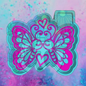 Nose kisses butterflies freshie mold