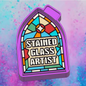 Stained glass artist car freshie mold
