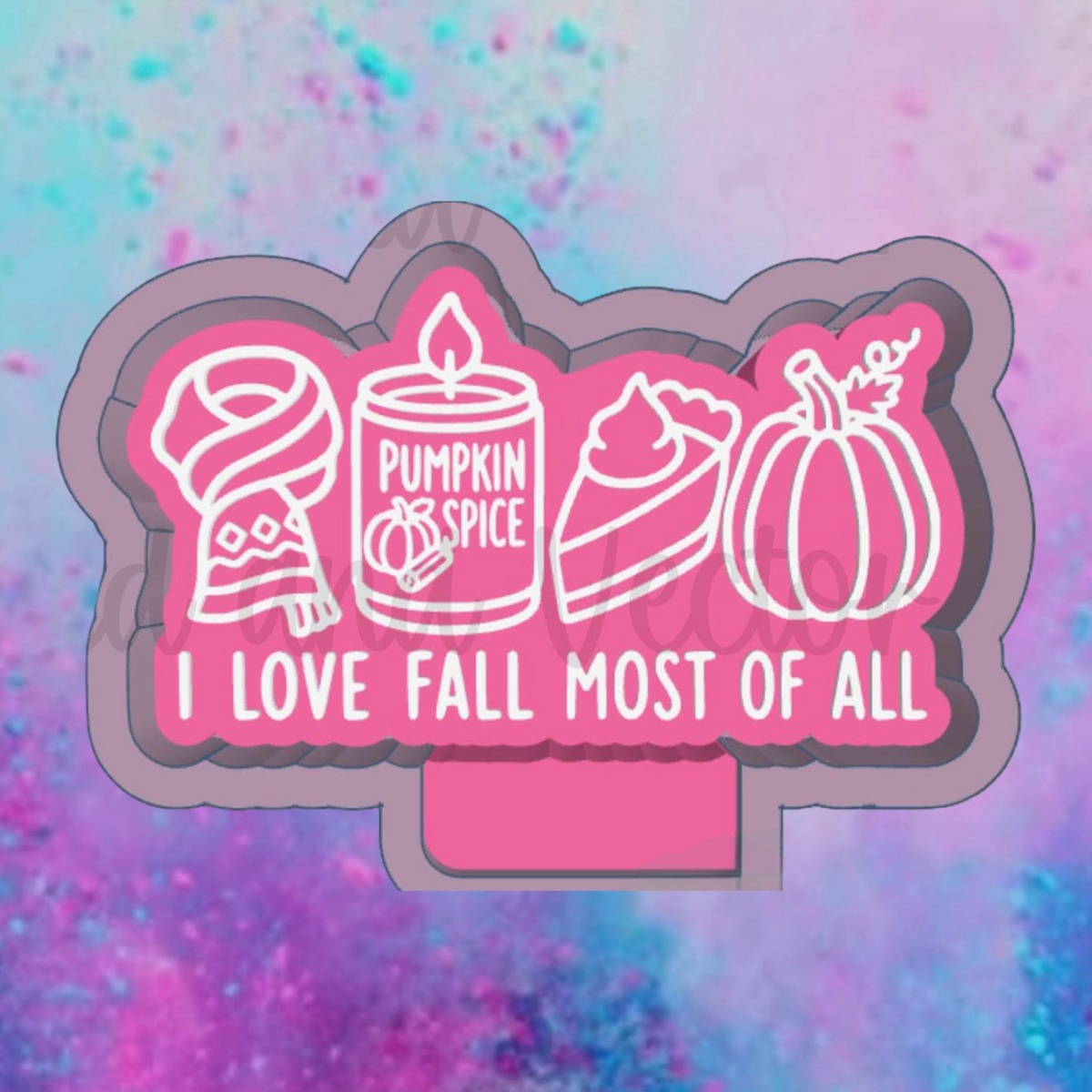 I love fall freshie mold