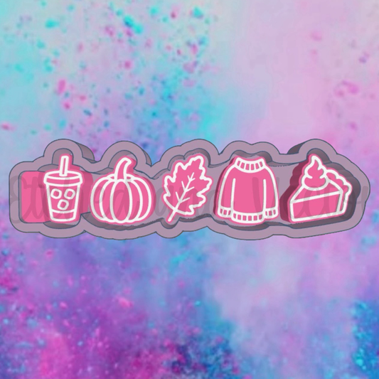 Fall car freshie charms mold