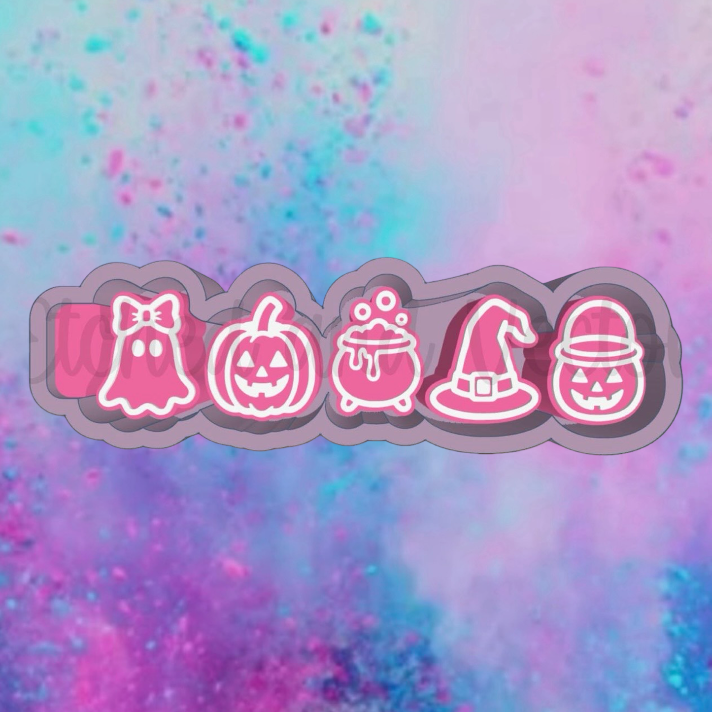 Halloween car freshie charms mold