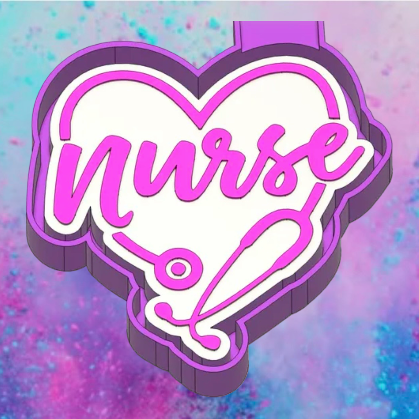 Nurse car freshie mold.