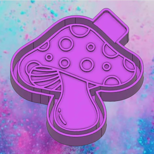 Mushroom car freshie mold.