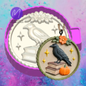 3D raven on books freshie molds.