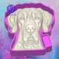 3D Great Dane head freshie molds.