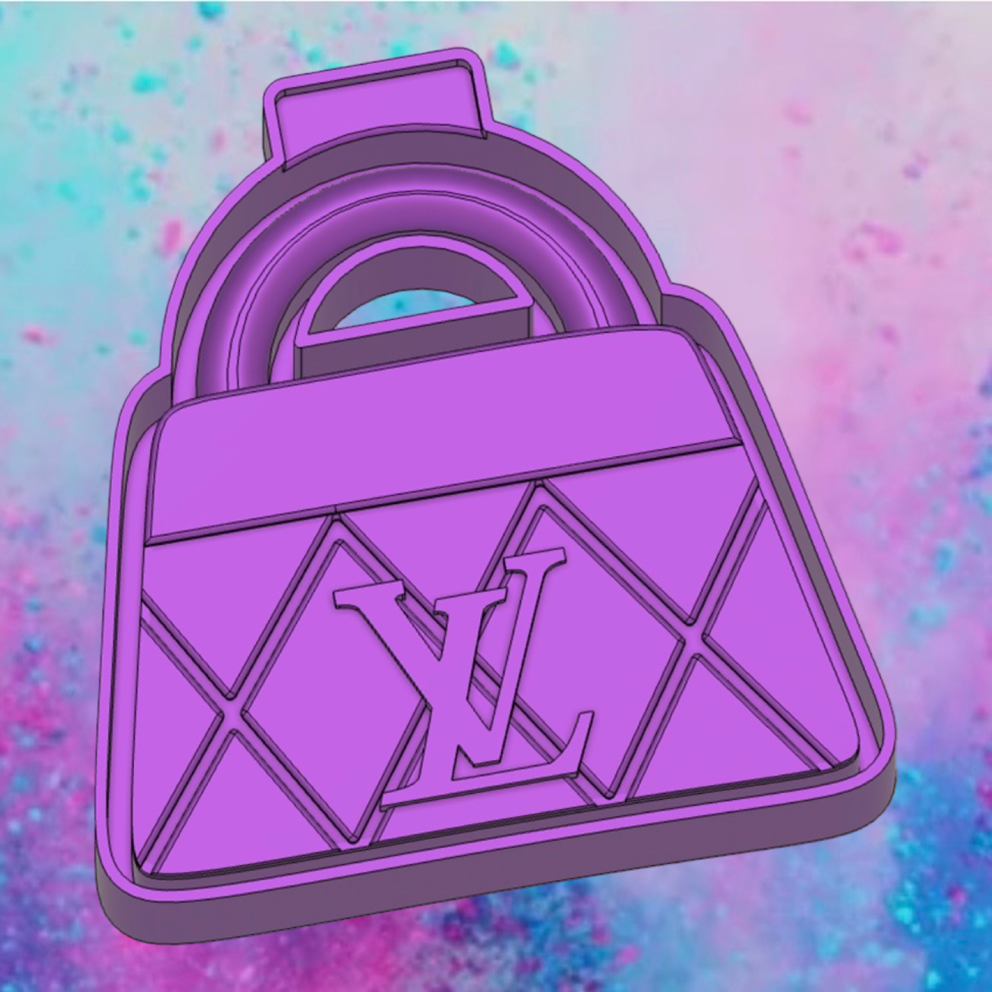 LV handbag car freshie mold.