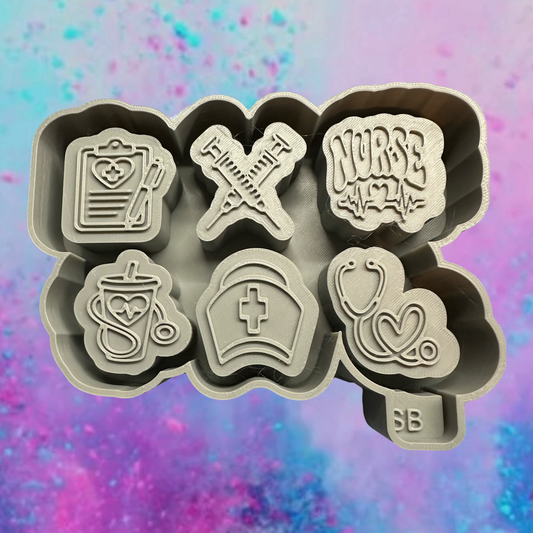 Nurse  car freshie charms mold