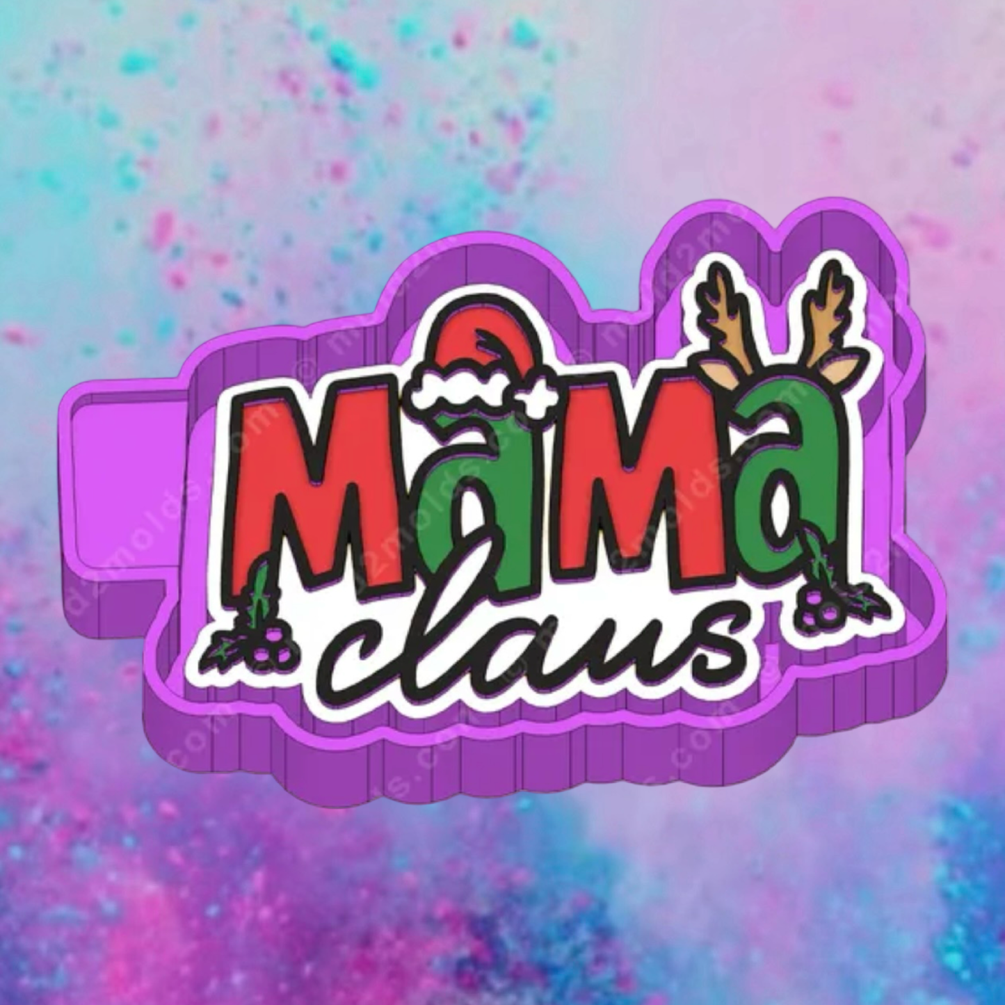 Mama clause freshie mold