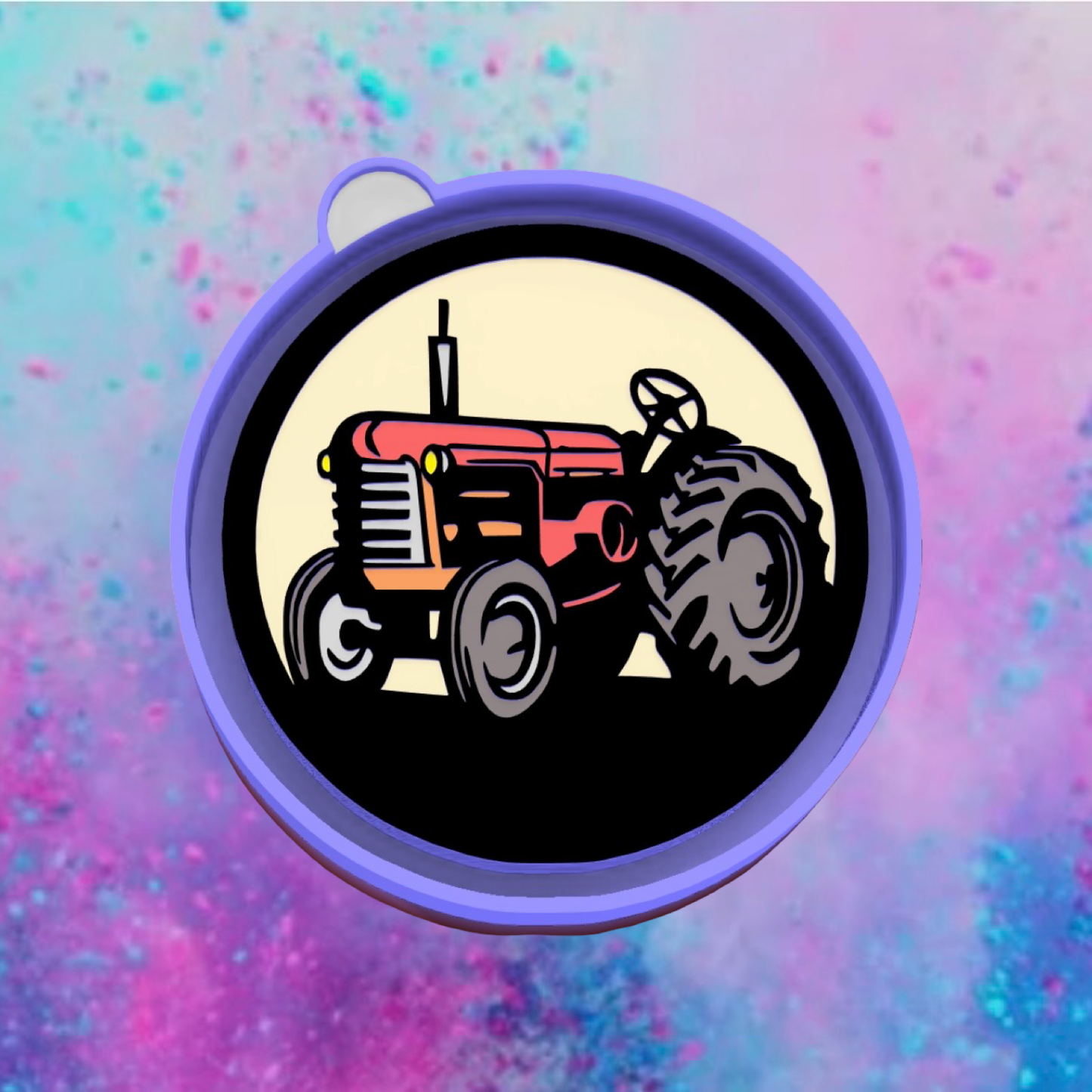 Farm tractor car freshie mold.