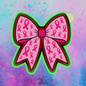 Breast cancer awareness bow freshie mold