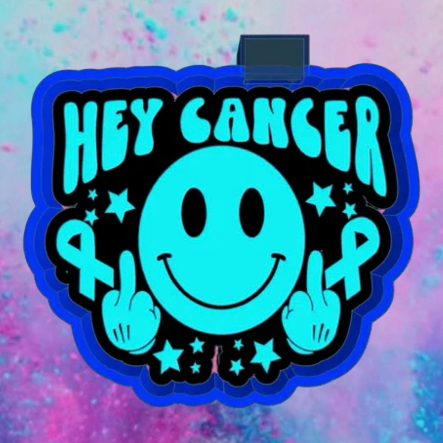 Hey breast cancer freshie mold