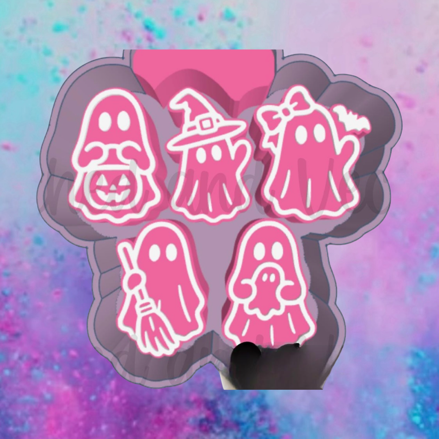 Halloween ghost  car freshie charms mold