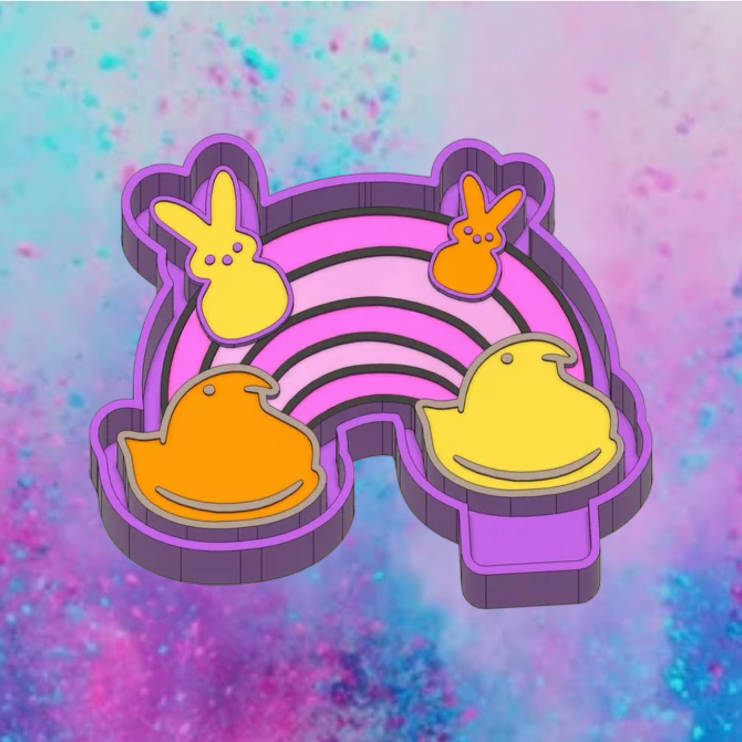 Peeps and chicks car freshie mold.