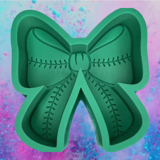 Softball bow car freshie mold.