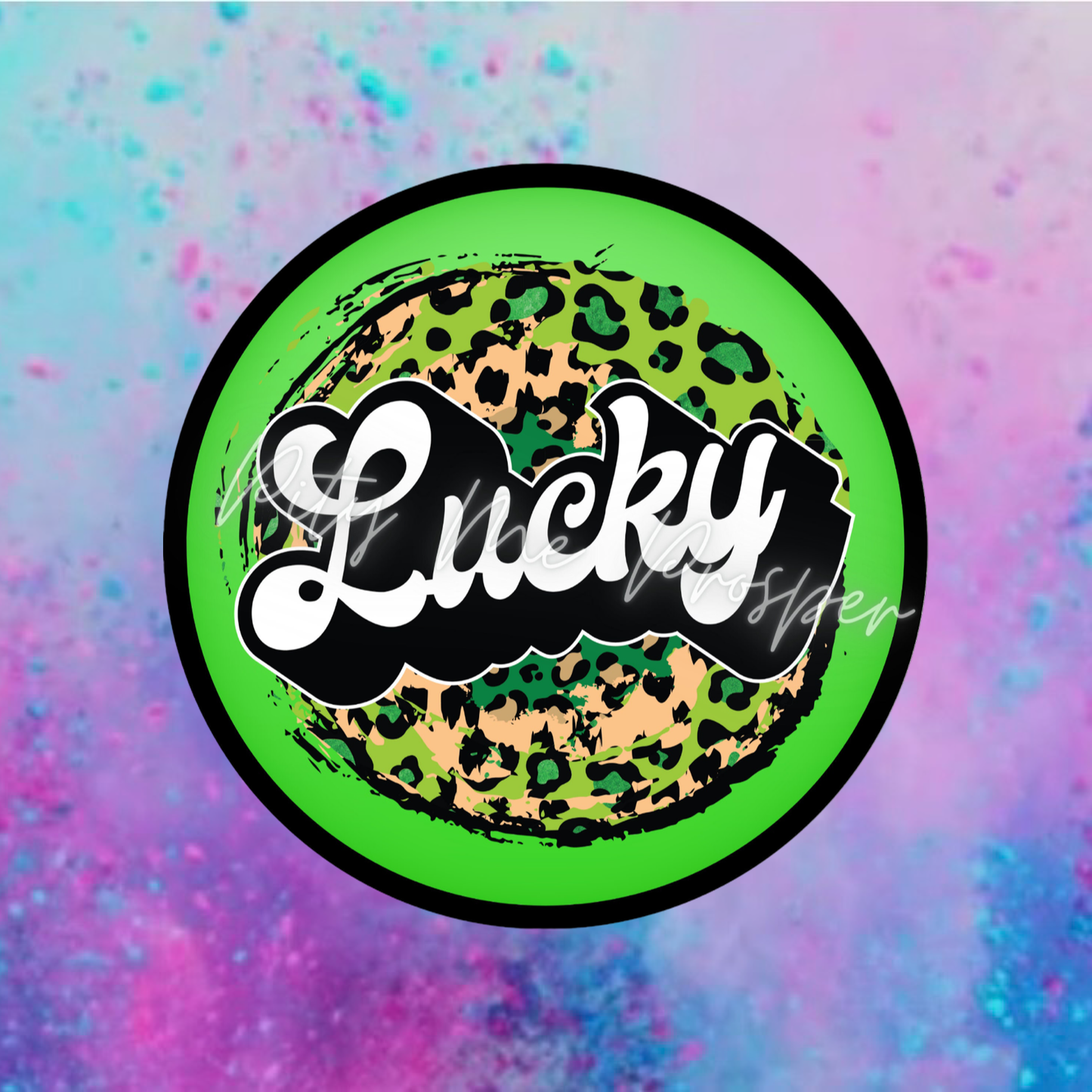 St. Patrick freshie cardstock