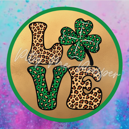 St. Patrick freshie cardstock