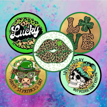 St. Patrick freshie cardstock