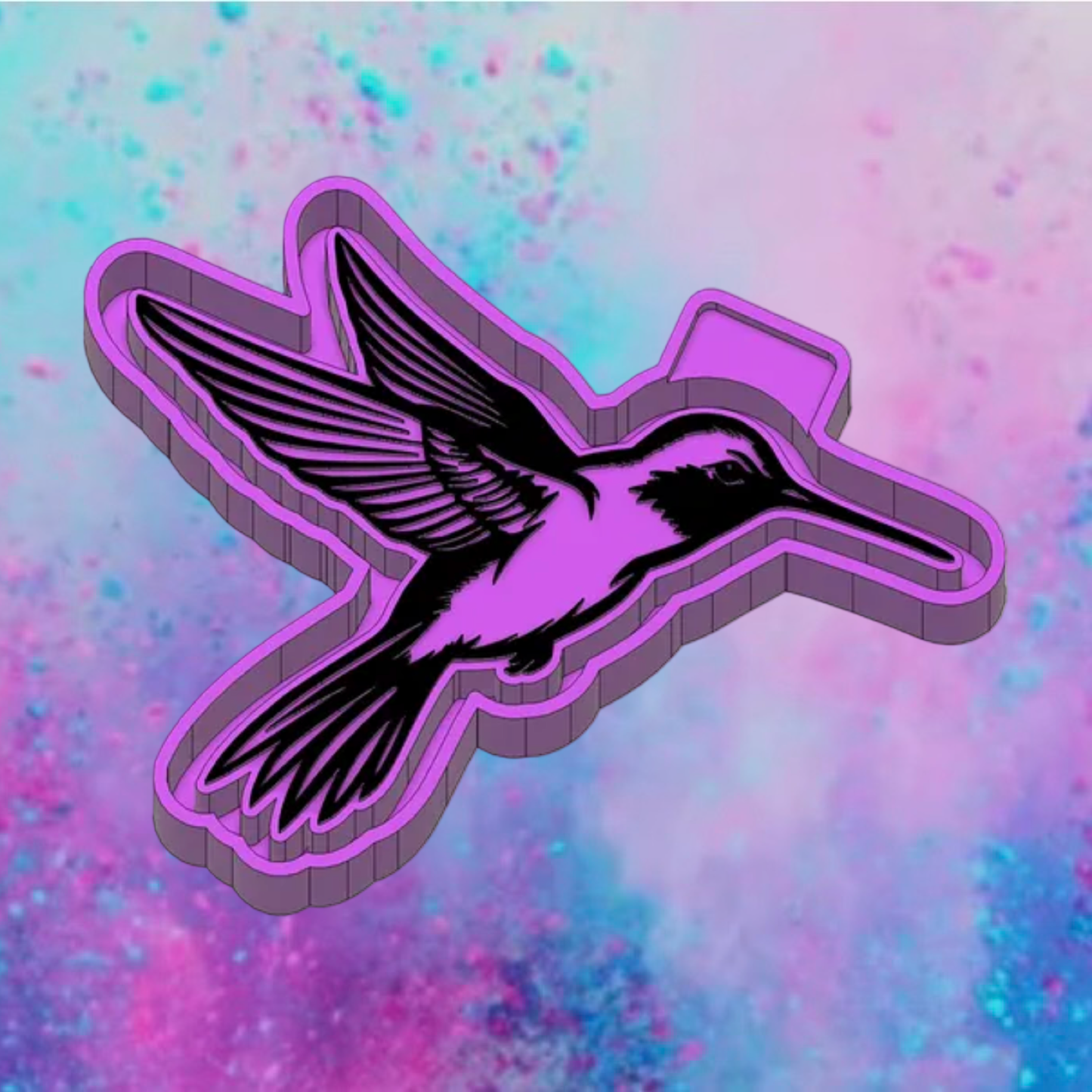 Hummingbird car freshie mold.