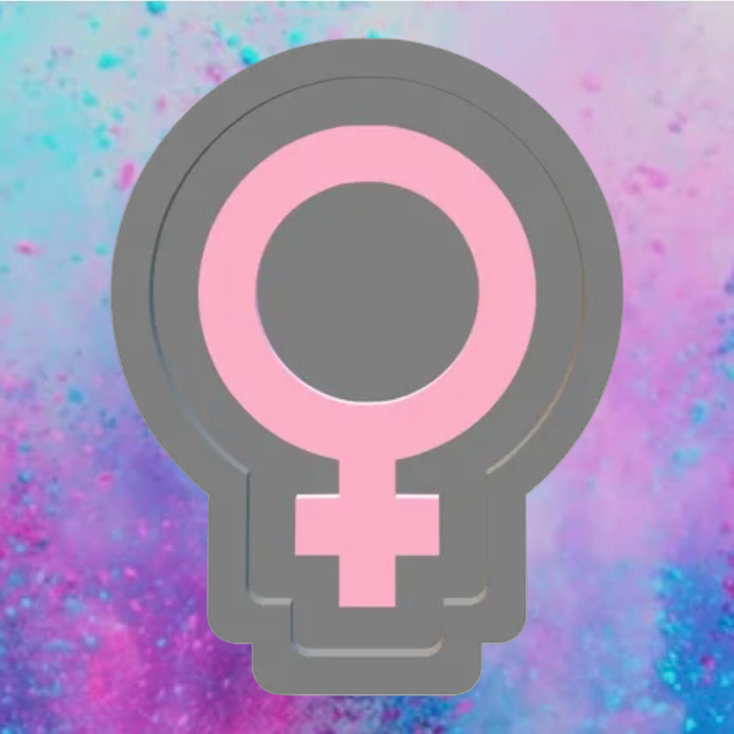 Female symbol car freshie mold.