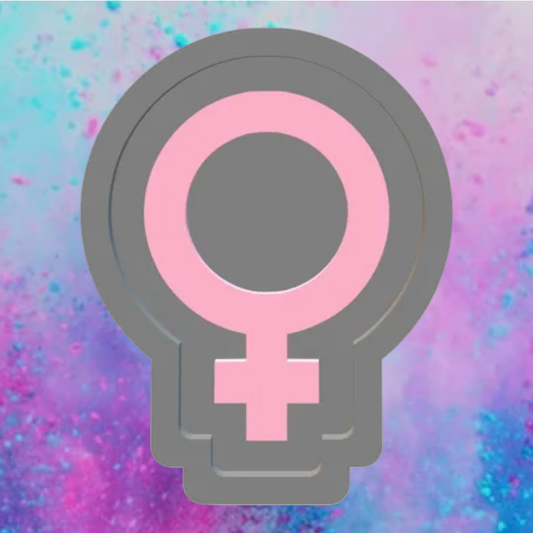 Female symbol car freshie mold.