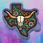 Texas tooled longhorn freshie mold