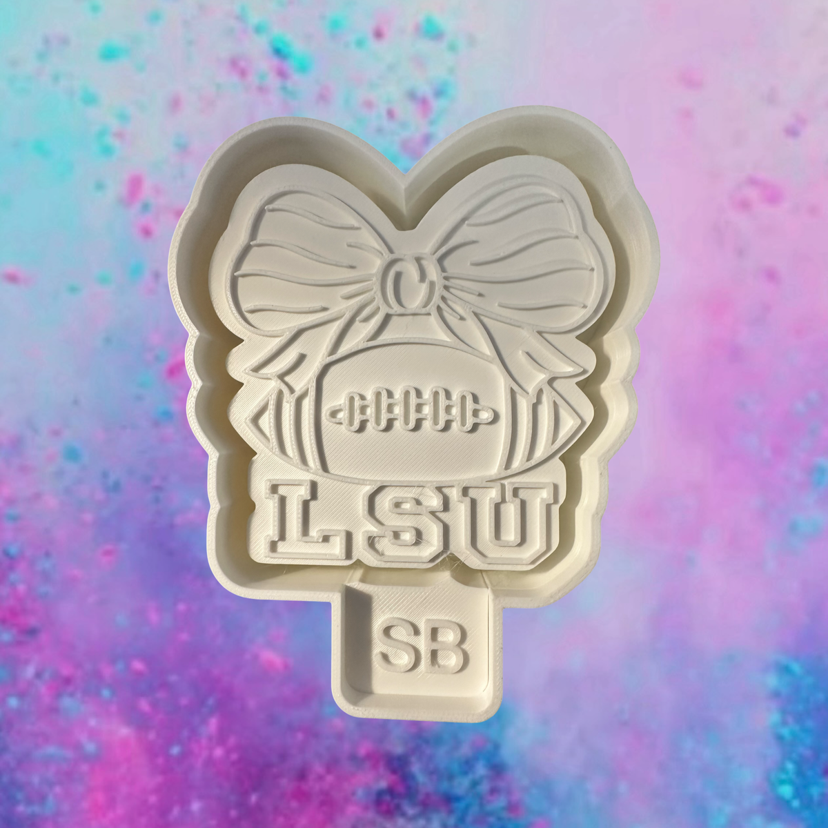 LSU tigers  bow freshie mold