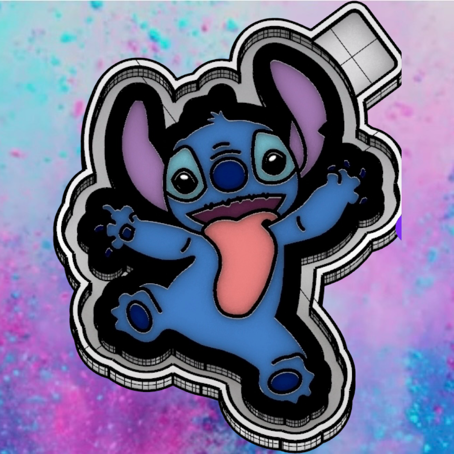 Stitch car freshie mold.