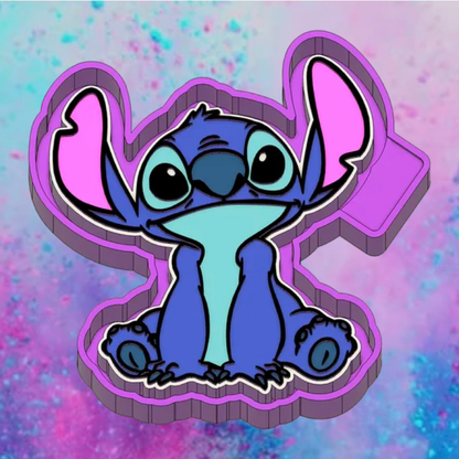 Cute Stitch car freshie mold.