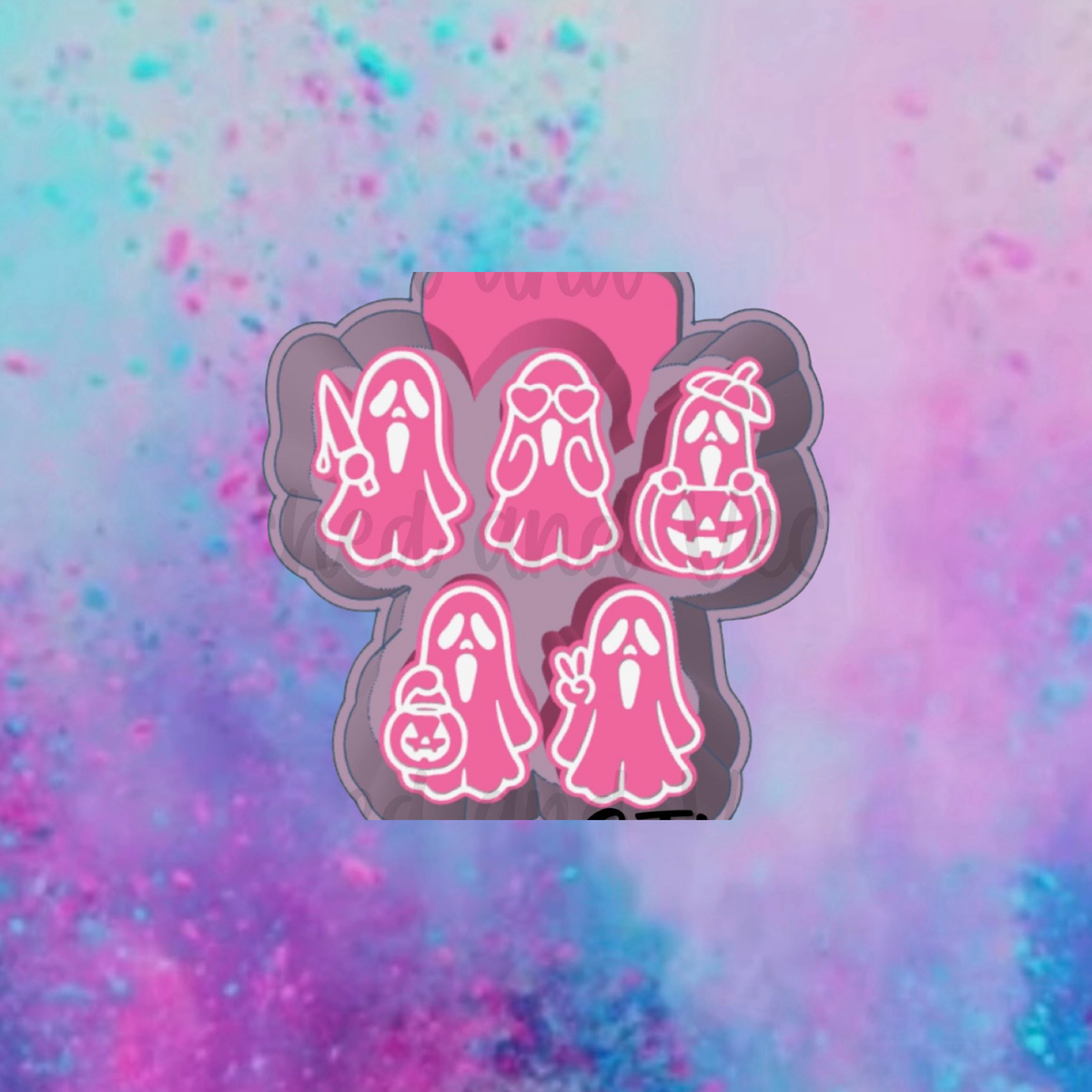 Horror villains ghost freshie charms mold
