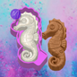 3D patch work voodoo seahorse freshie molds.