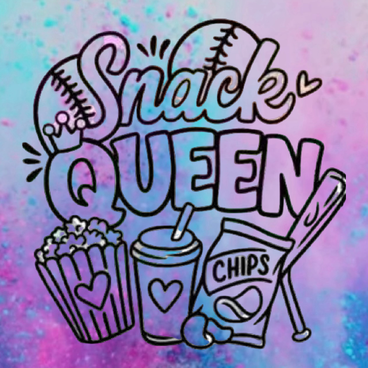 Snack queen freshie mold