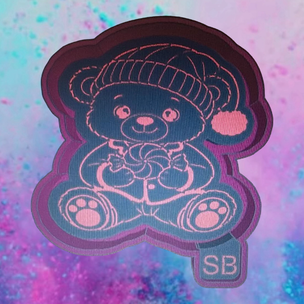 Pepper mint bear freshie mold