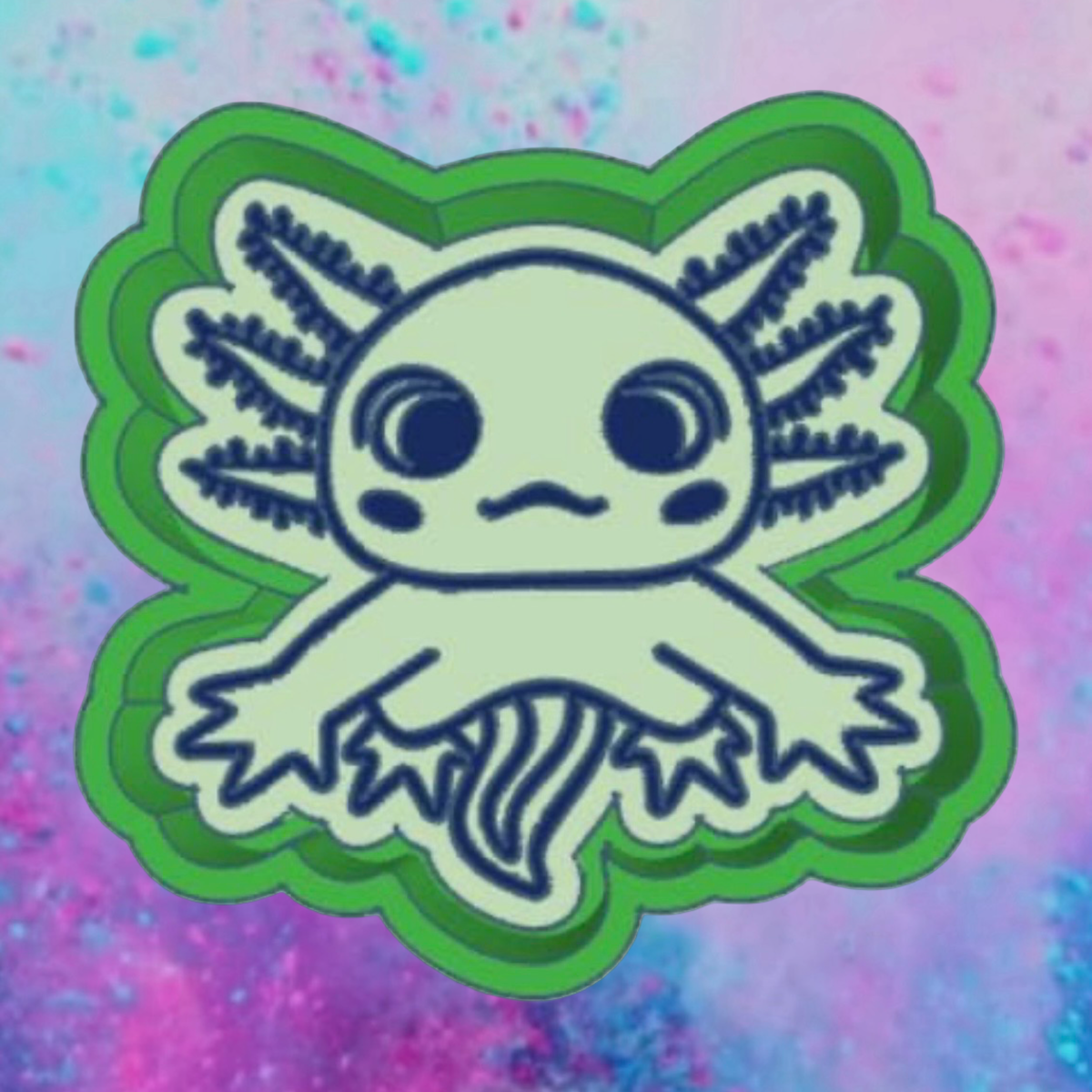 Axolotl freshie mold