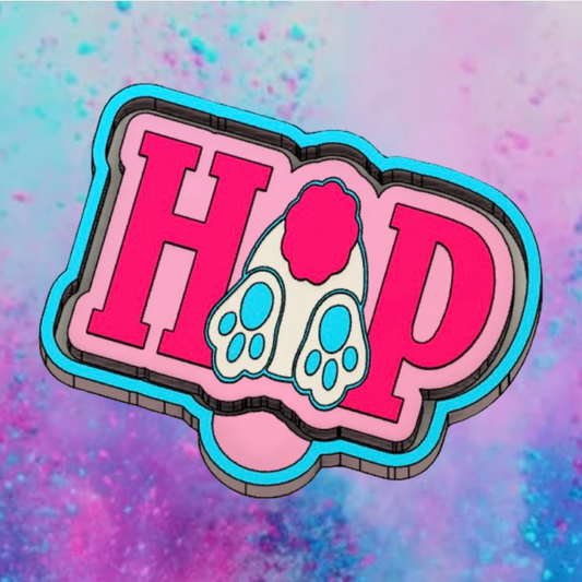 Hop bunny butt car freshie mold.