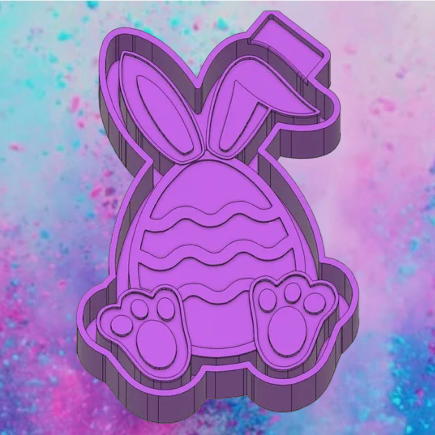 Easter egg bunny car freshie mold.