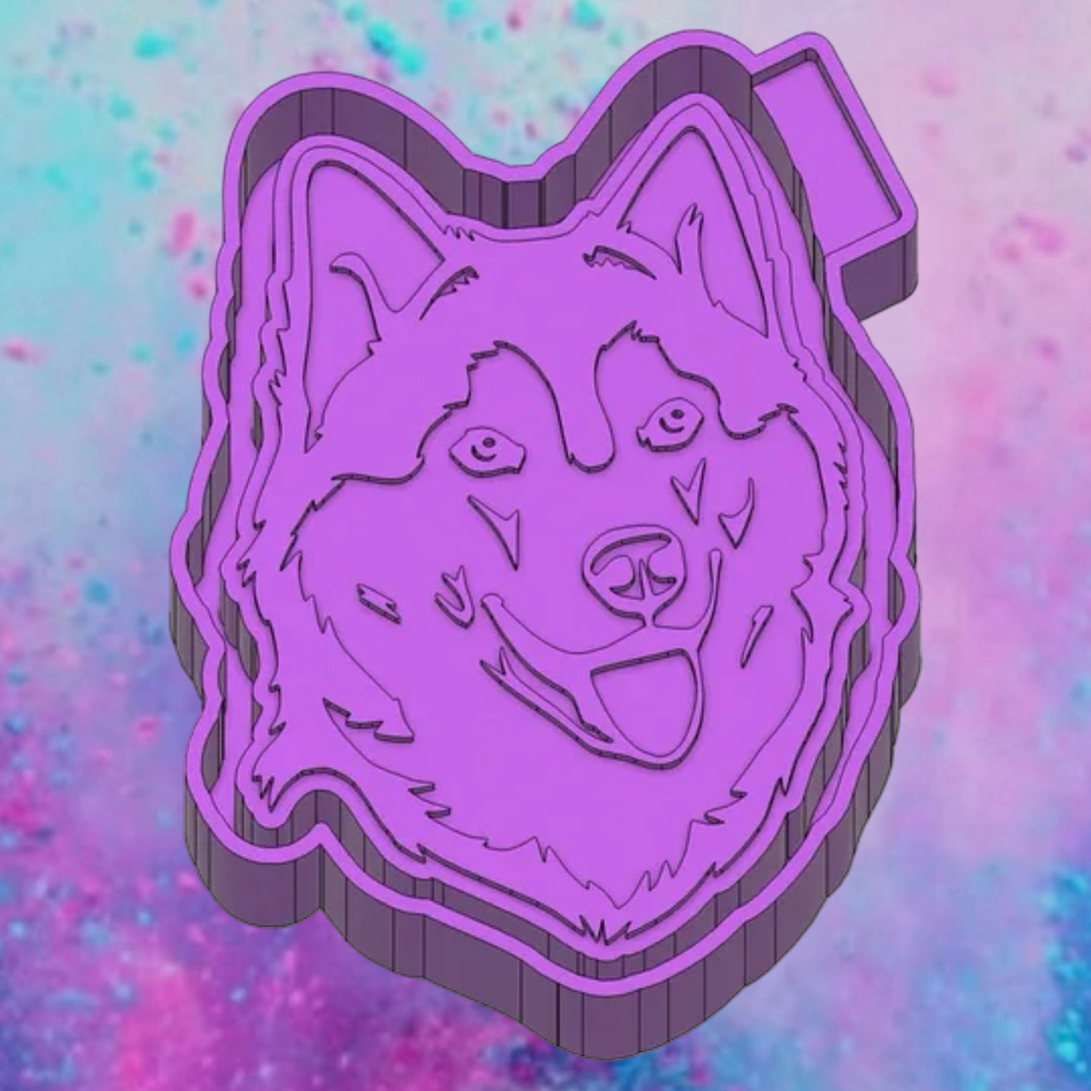 Husky freshie mold