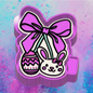 Easter rabbit and egg bow car freshie mold.