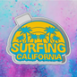 Surfing California car freshie mold.