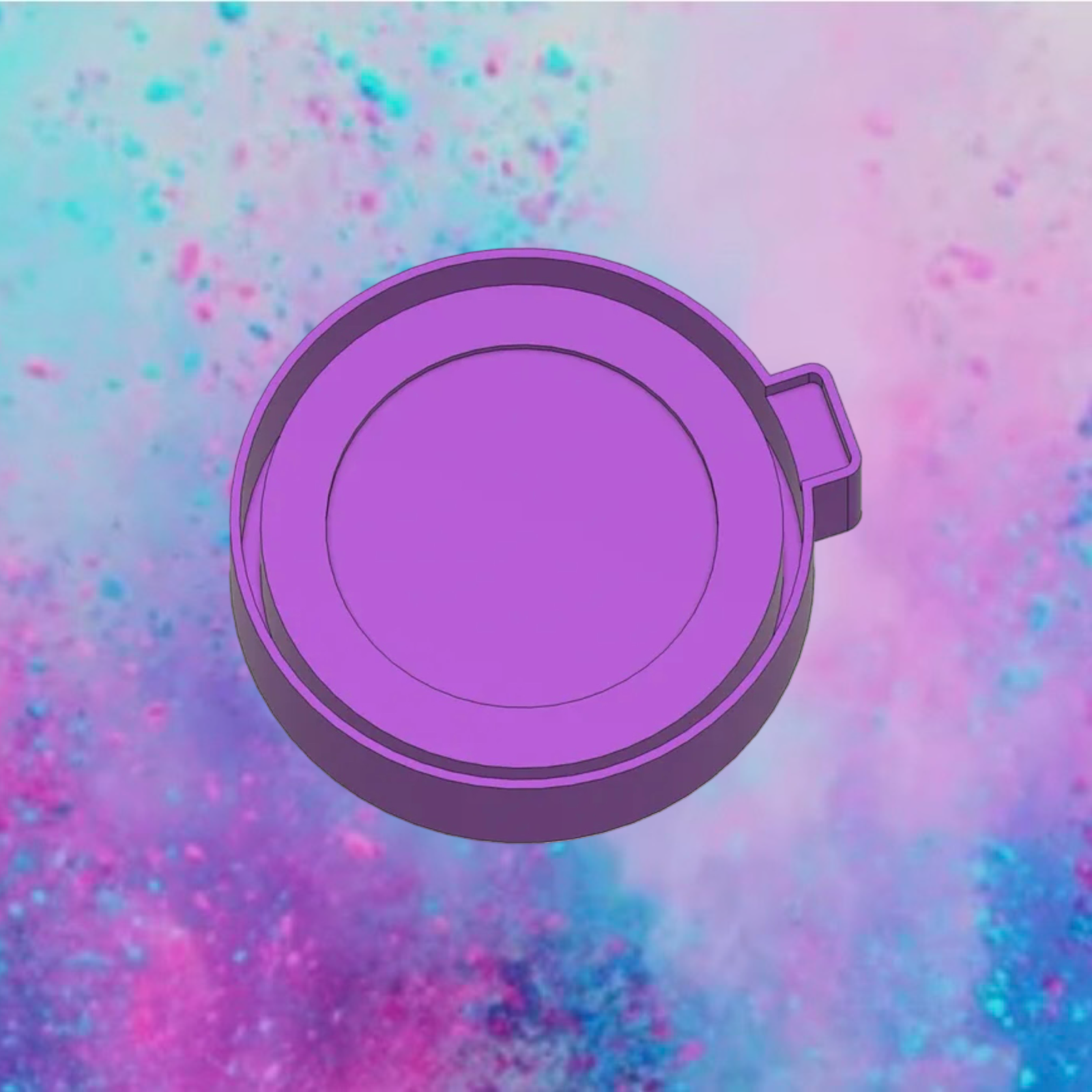 Round card stock car freshie molds